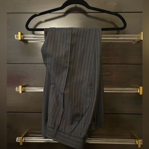 Acne Pinstripe Navy Blue Trousers